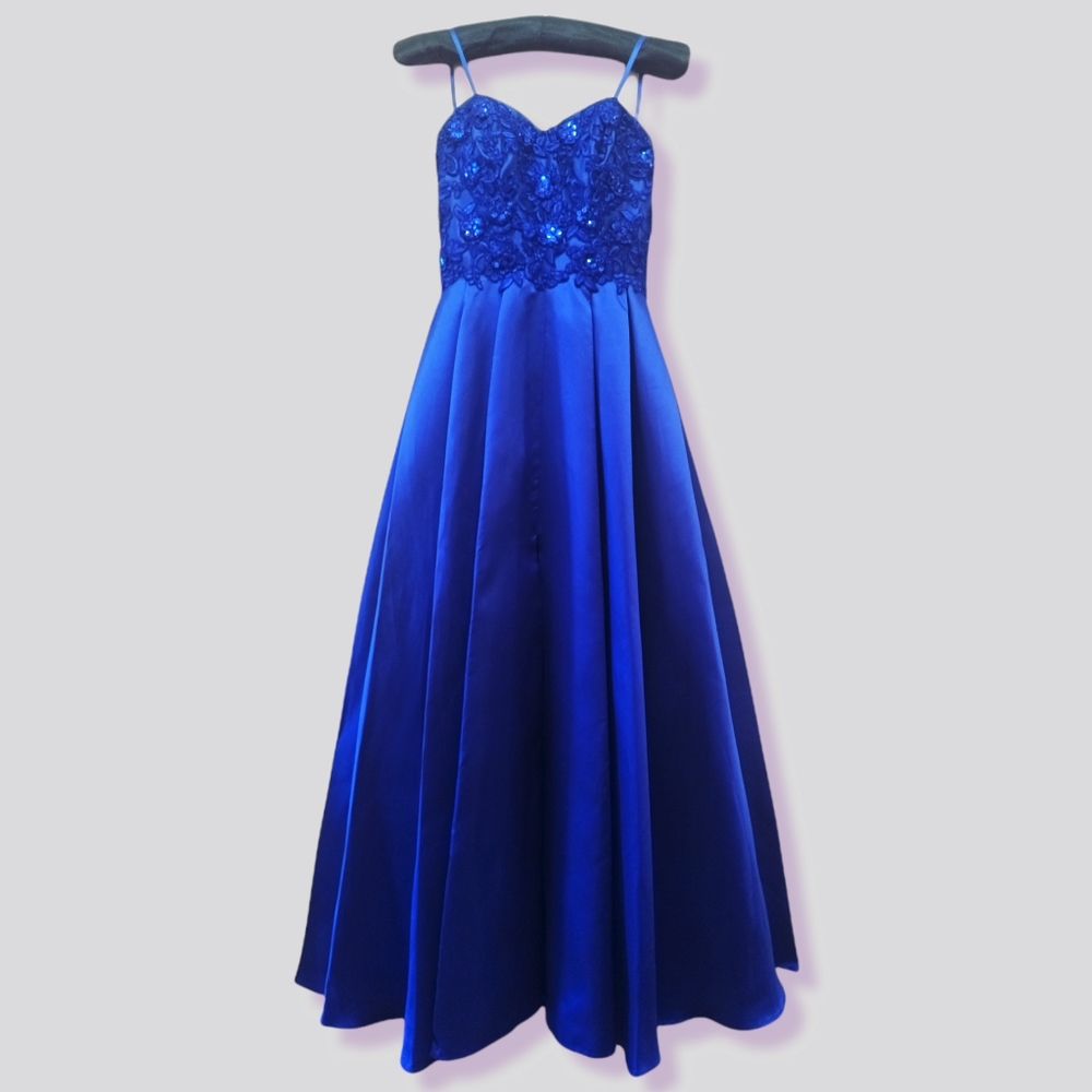 Full length Blue Prom /Formal Dress